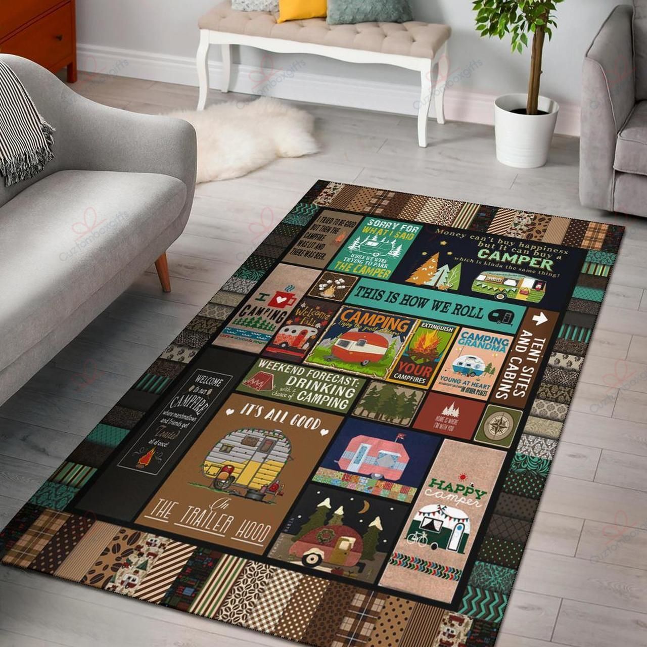 Camping Its All Good Rug Sport Decor Gift Floor Decor Living Room Carpet Rug Area Rug - 46b31d3029c5 Camping Its All Good Rug Sport Decor Gift Floor Decor Living Room Carpet Rug Area Rug - 46b31d3029c5