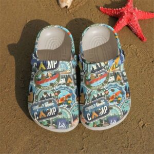 Camping Lable Sku 396 Crocs Crocband Clog Comfortable For Mens Womens Classic Clog Water Shoes