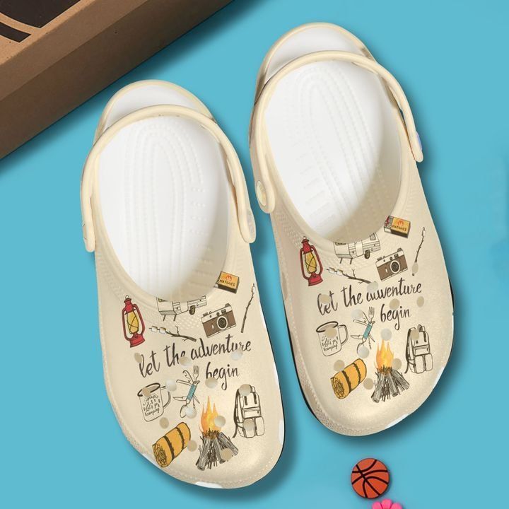 Camping Let The Adventure Begin Sku 424 Crocs Clog Clog Shoes Camping Let The Adventure Begin Sku 424 Crocs Clog Clog Shoes