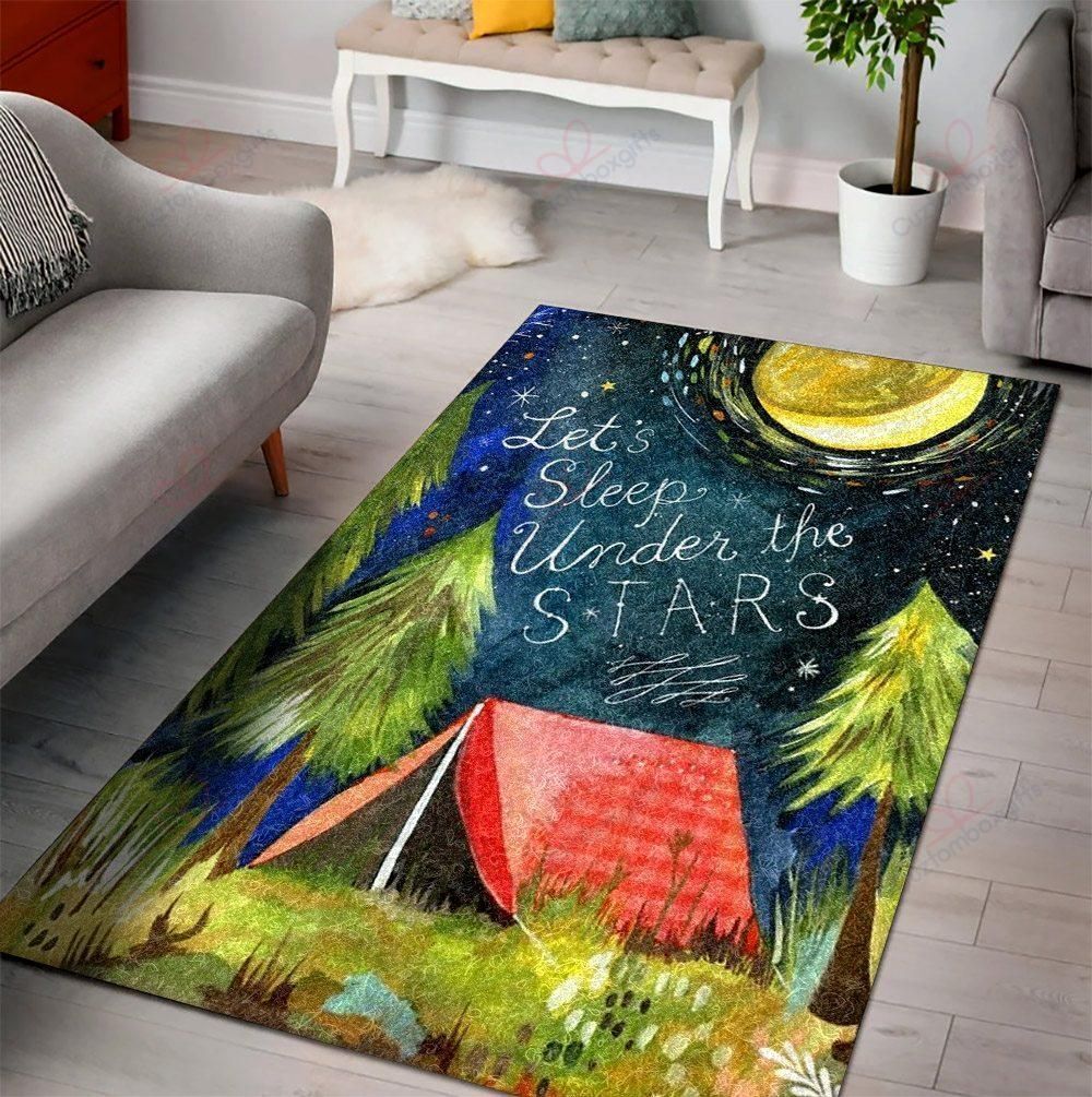 Camping Lets Sleep Under The Stars Rug Sport Decor Gift Floor Decor Living Room Carpet Rug Area Rug - e6196b3cdf83 Camping Lets Sleep Under The Stars Rug Sport Decor Gift Floor Decor Living Room Carpet Rug Area Rug - e6196b3cdf83