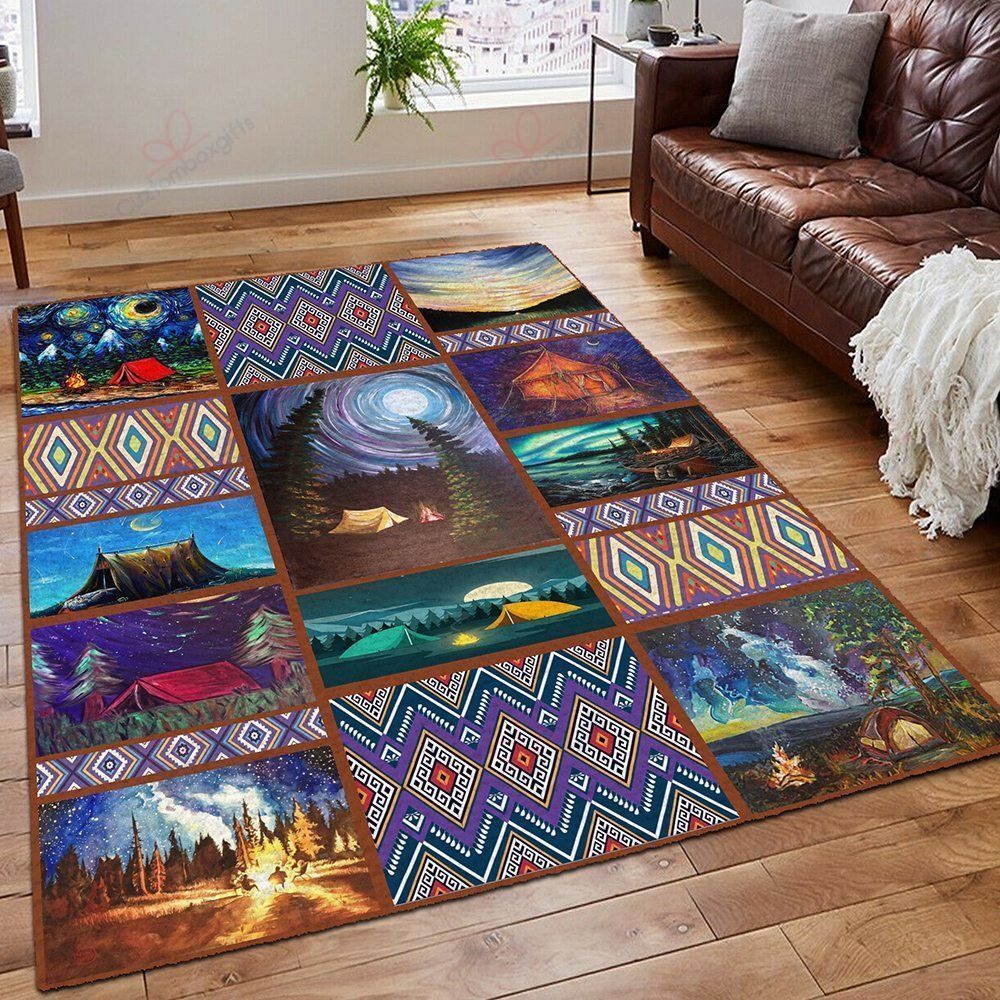Camping Native Rug Sport Decor Gift Floor Decor Living Room Carpet Rug Area Rug - 91bad4a172d4 Camping Native Rug Sport Decor Gift Floor Decor Living Room Carpet Rug Area Rug - 91bad4a172d4