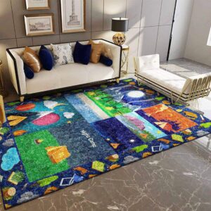 Camping Night Camp Rug Sport Decor Gift Floor Decor Living Room Carpet Rug Area Rug - 3ad2dd22a88a