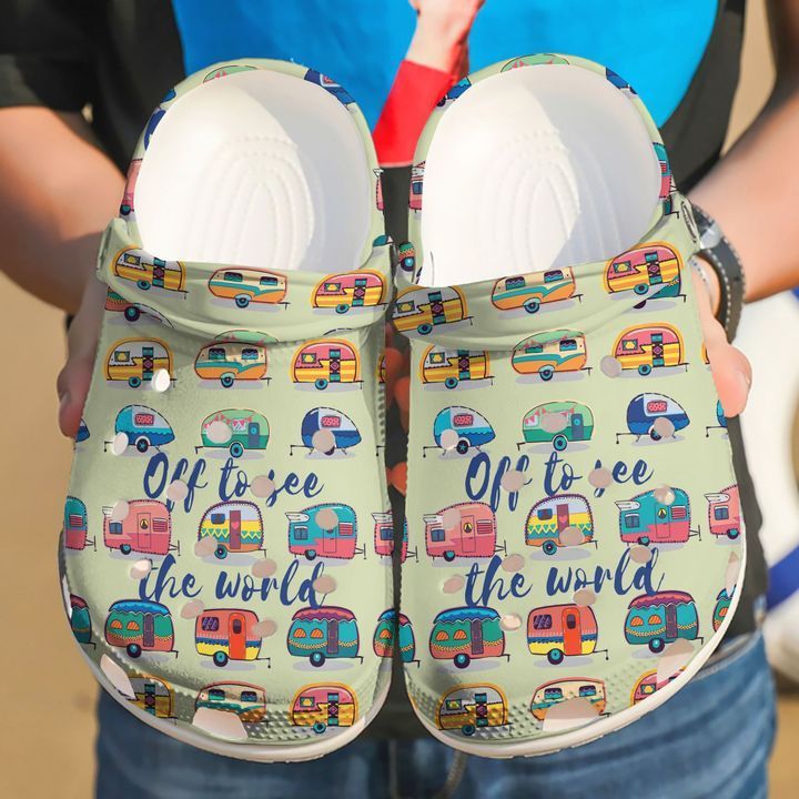 Camping Off To See The World Sku 469 Crocs Clog Clog Shoes Camping Off To See The World Sku 469 Crocs Clog Clog Shoes
