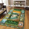Camping Painting 4 Rug Sport Decor Gift Floor Decor Living Room Carpet Rug Area Rug - 77c7feb4bb09