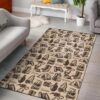 Camping Pattern 1 Rug Sport Decor Gift Floor Decor Living Room Carpet Rug Area Rug - 4b54bce79a94