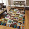 Camping Pattern 1 Rug Sport Decor Gift Floor Decor Living Room Carpet Rug Area Rug - 81df0b5daebf