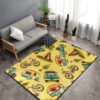 Camping Pattern 10 Rug Sport Decor Gift Floor Decor Living Room Carpet Rug Area Rug - d9b9e05f8149
