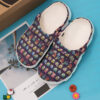 Camping Pattern Sku 452 Crocs Clog Clog Shoes