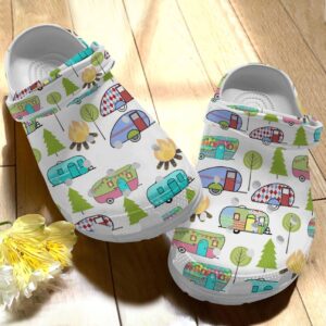 Camping Personalize Clog Custom Crocs Fashionstyle Comfortable For Women Men Kid Print 3D Camping V3