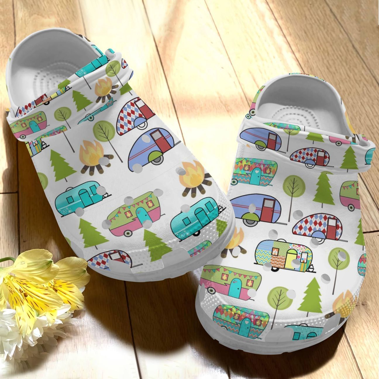 Camping Personalize Clog Custom Crocs Fashionstyle Comfortable For Women Men Kid Print 3D Camping V3 Camping Personalize Clog Custom Crocs Fashionstyle Comfortable For Women Men Kid Print 3D Camping V3