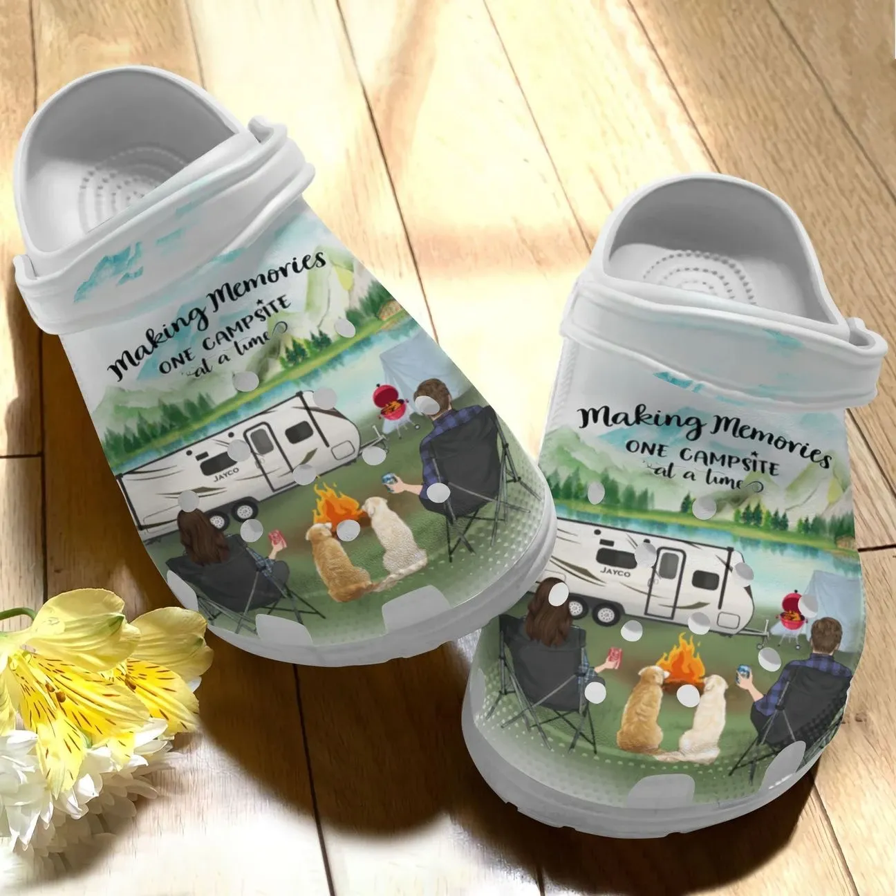 Camping Personalize Clog Custom Crocs Fashionstyle Comfortable For Women Men Kid Print 3D Making Memories Camping Personalize Clog Custom Crocs Fashionstyle Comfortable For Women Men Kid Print 3D Making Memories