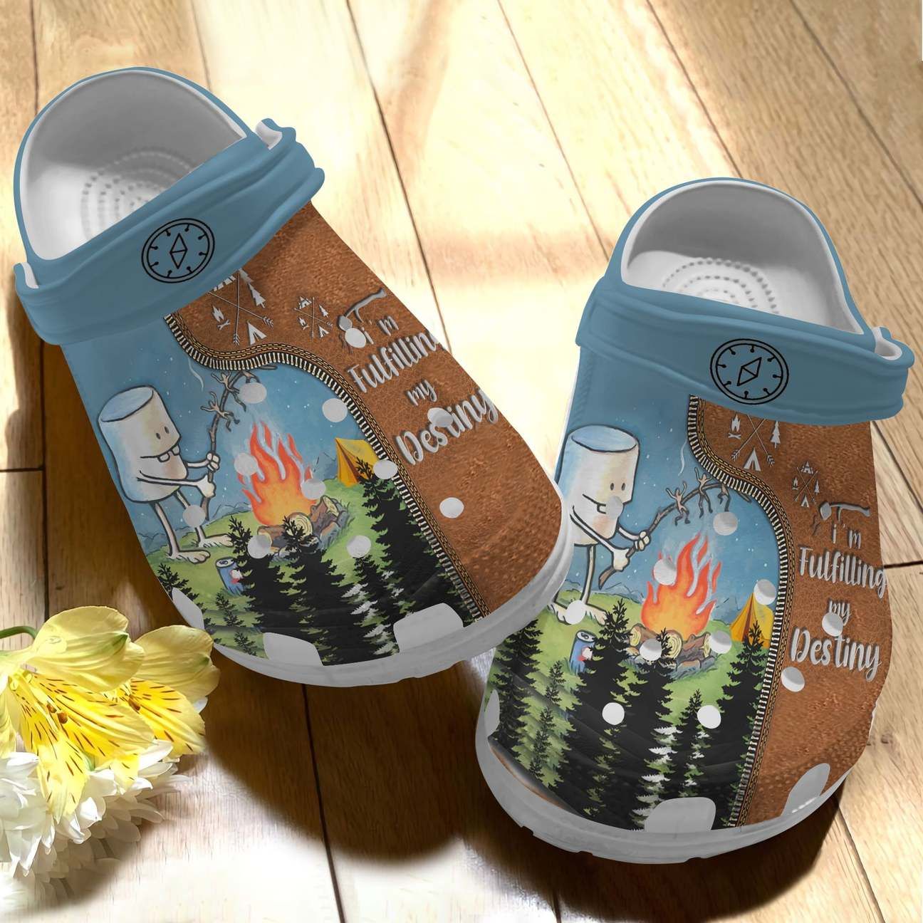 Camping Personalize Clog Custom Crocs Fashionstyle Comfortable For Women Men Kid Print 3D Whitesole Fulfilling Camping Personalize Clog Custom Crocs Fashionstyle Comfortable For Women Men Kid Print 3D Whitesole Fulfilling