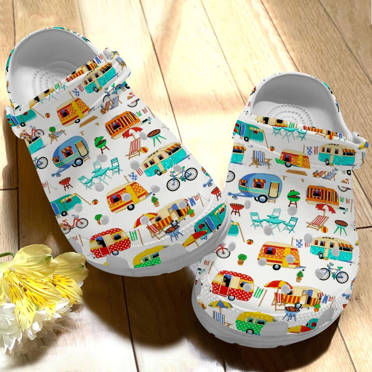 Camping Personalize Clog Custom Crocs Fashionstyle Comfortable For Women Men Kid Print 3D Whitesole Treasure Of Life Camping Personalize Clog Custom Crocs Fashionstyle Comfortable For Women Men Kid Print 3D Whitesole Treasure Of Life