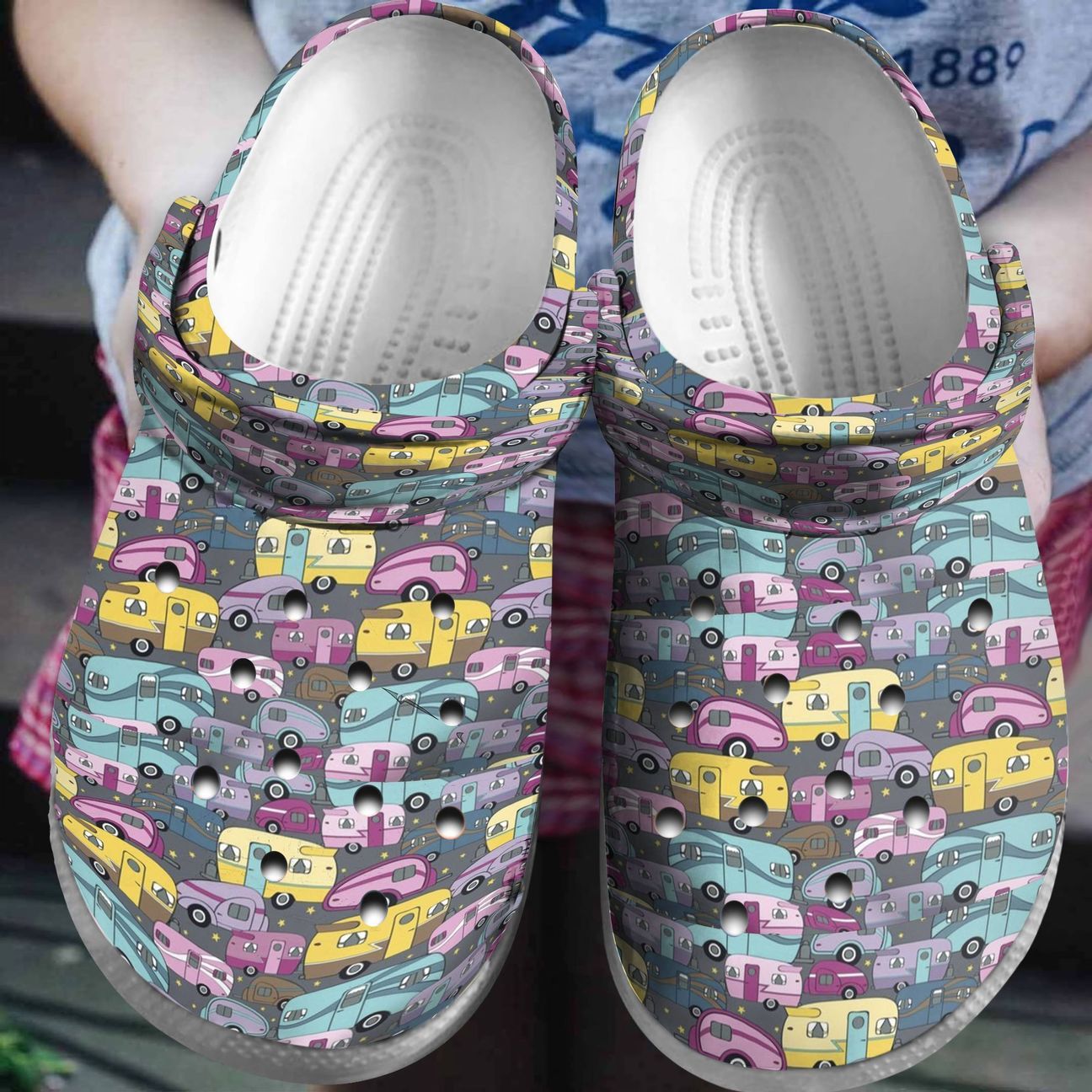 Camping Personalized Clog Custom Crocs Comfortablefashion Style Comfortable For Women Men Kid Print 3D Camper Camper Camping Personalized Clog Custom Crocs Comfortablefashion Style Comfortable For Women Men Kid Print 3D Camper Camper