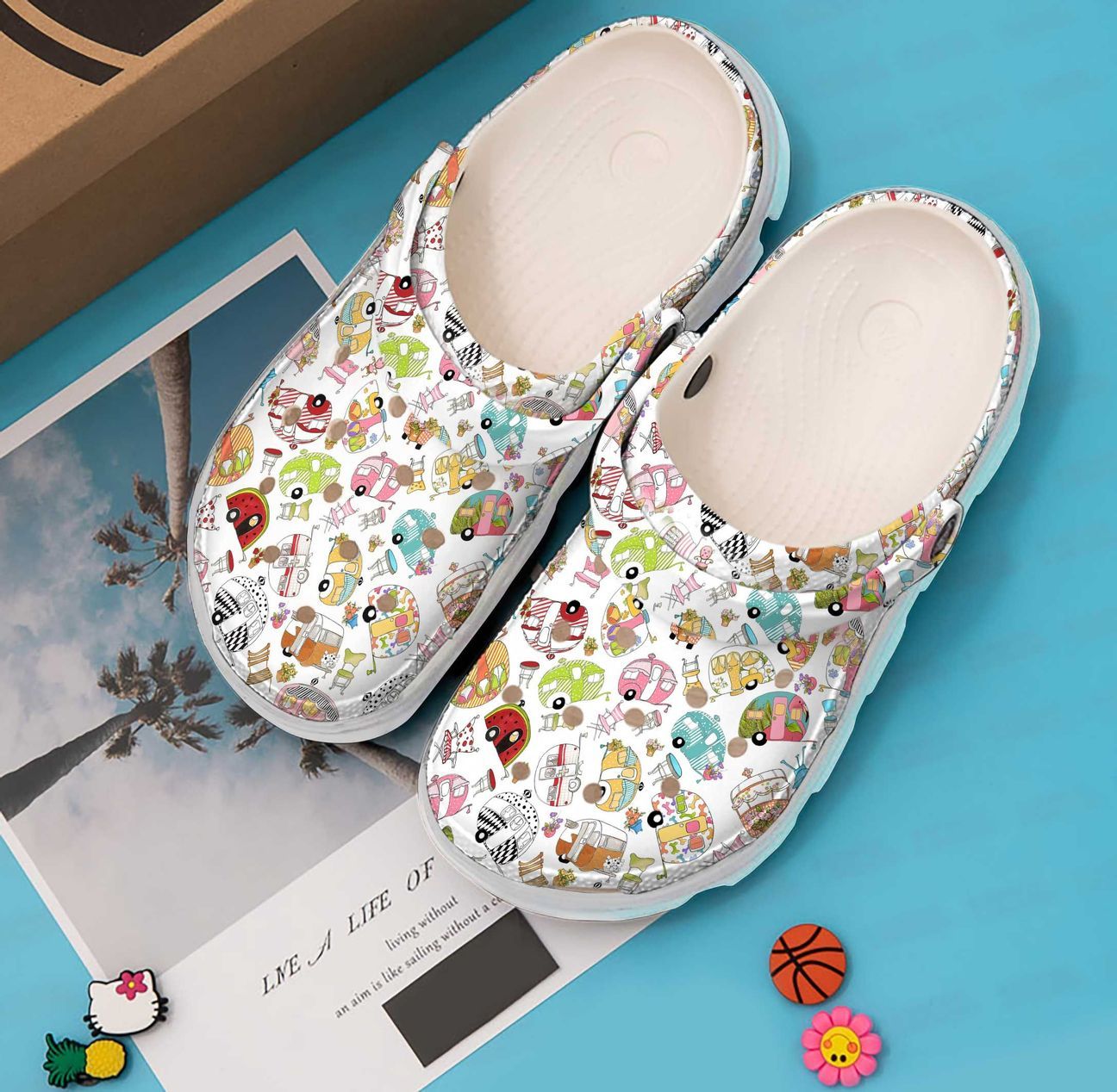 Camping Personalized Clog Custom Crocs Comfortablefashion Style Comfortable For Women Men Kid Print 3D Camper Fabric Camping Personalized Clog Custom Crocs Comfortablefashion Style Comfortable For Women Men Kid Print 3D Camper Fabric