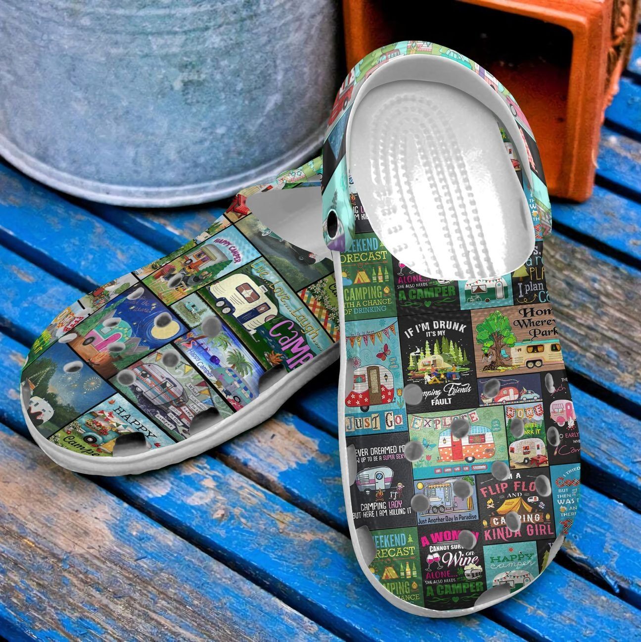 Camping Personalized Clog Custom Crocs Comfortablefashion Style Comfortable For Women Men Kid Print 3D Camping Kinda Girl Camping Personalized Clog Custom Crocs Comfortablefashion Style Comfortable For Women Men Kid Print 3D Camping Kinda Girl