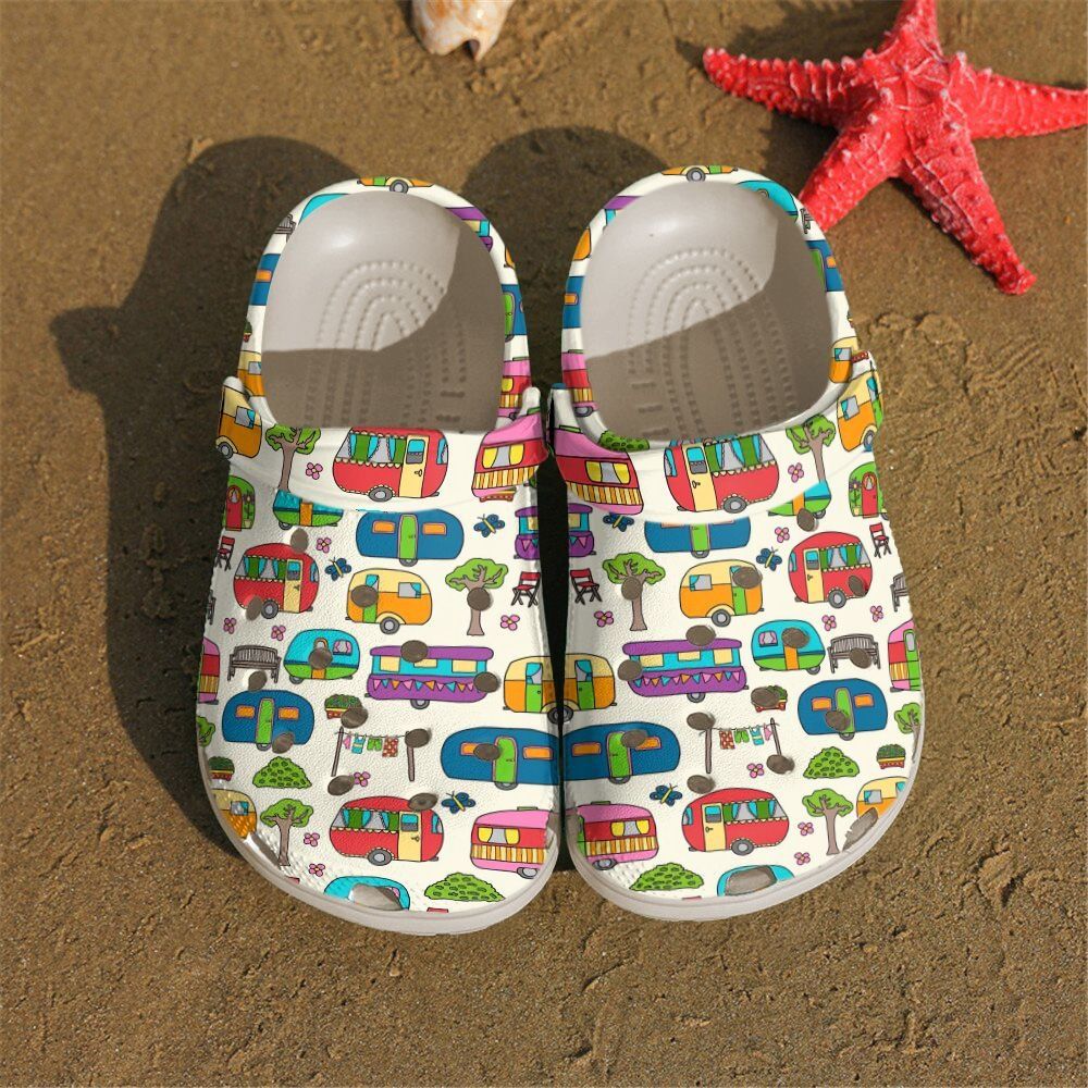 Camping Personalized Clog Custom Crocs Comfortablefashion Style Comfortable For Women Men Kid Print 3D Caravans Camping Personalized Clog Custom Crocs Comfortablefashion Style Comfortable For Women Men Kid Print 3D Caravans