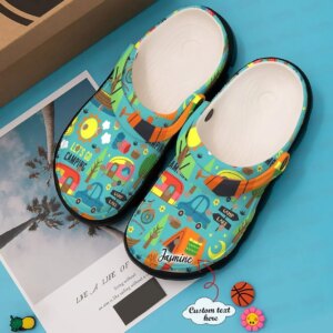 Camping Personalized Clog Custom Crocs Comfortablefashion Style Comfortable For Women Men Kid Print 3D Let’S Go Camping