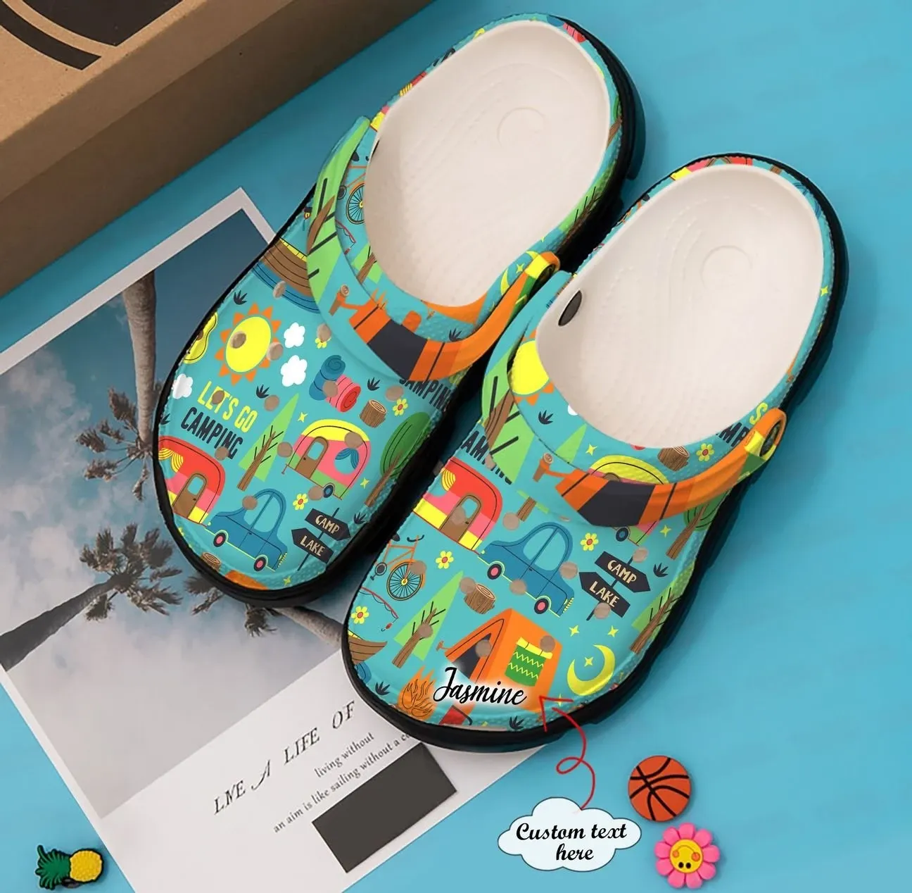 Camping Personalized Clog Custom Crocs Comfortablefashion Style Comfortable For Women Men Kid Print 3D Let’S Go Camping Camping Personalized Clog Custom Crocs Comfortablefashion Style Comfortable For Women Men Kid Print 3D Let’S Go Camping
