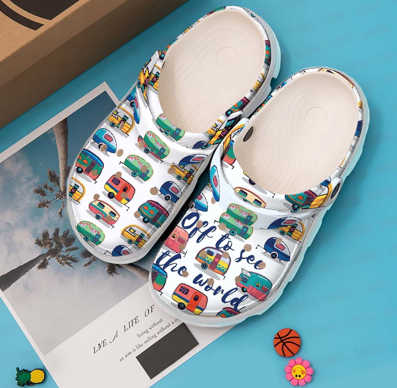 Camping Personalized Clog Custom Crocs Comfortablefashion Style Comfortable For Women Men Kid Print 3D Off To See The World Camping Personalized Clog Custom Crocs Comfortablefashion Style Comfortable For Women Men Kid Print 3D Off To See The World