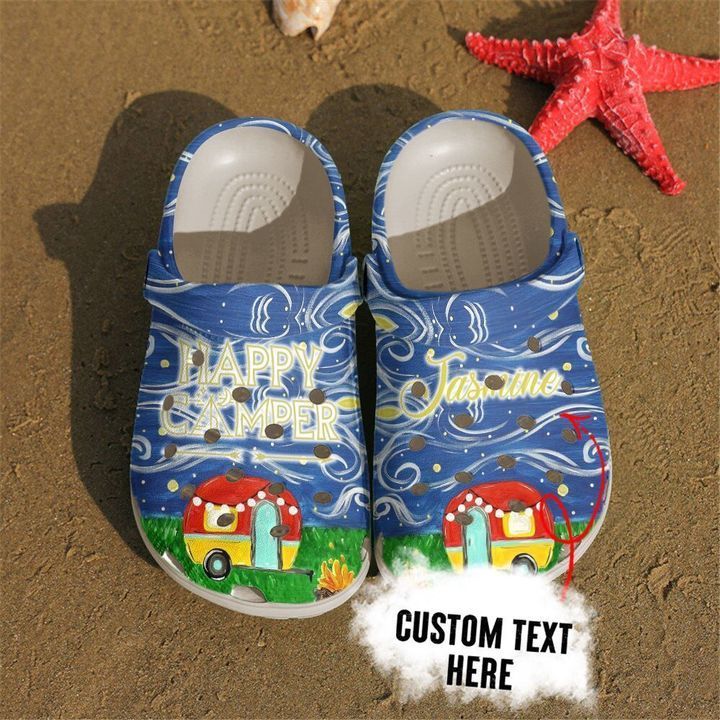 Camping Personalized Happy Camper At Night Sku 473 Crocs Clog Clog Shoes Camping Personalized Happy Camper At Night Sku 473 Crocs Clog Clog Shoes