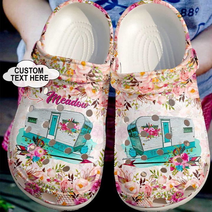 Camping Personalized Happy Camper Sku 428 Crocs Clog Clog Shoes Camping Personalized Happy Camper Sku 428 Crocs Clog Clog Shoes