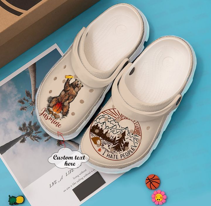 Camping Personalized I Hate People Sku 474 Crocs Clog Clog Shoes Camping Personalized I Hate People Sku 474 Crocs Clog Clog Shoes