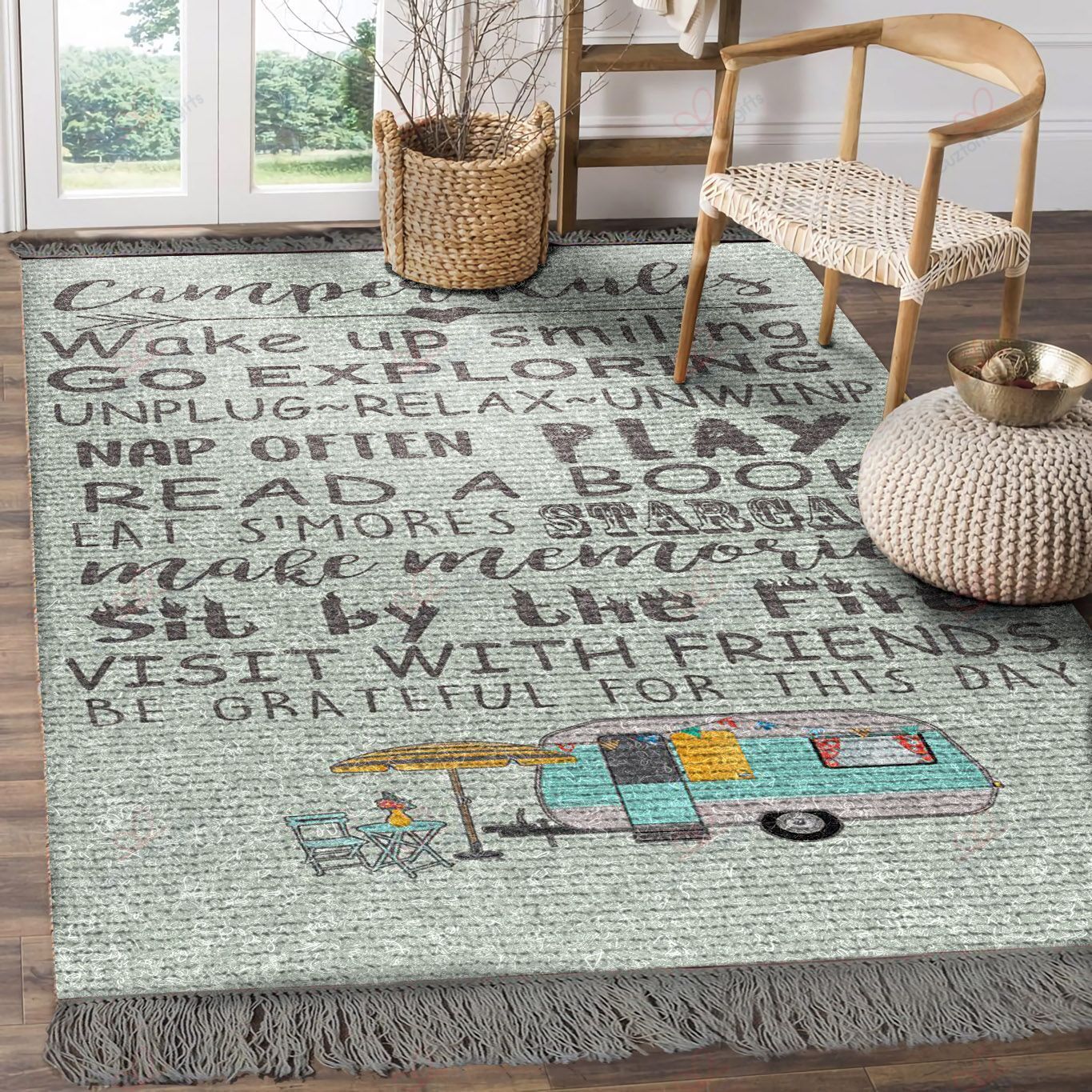 Camping Rules 1 Rug Sport Decor Gift Floor Decor Living Room Carpet Rug Area Rug - d554ab4fcf39 Camping Rules 1 Rug Sport Decor Gift Floor Decor Living Room Carpet Rug Area Rug - d554ab4fcf39
