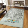 Camping Rules 1 Rug Sport Decor Gift Floor Decor Living Room Carpet Rug Area Rug - edea84fe41f6