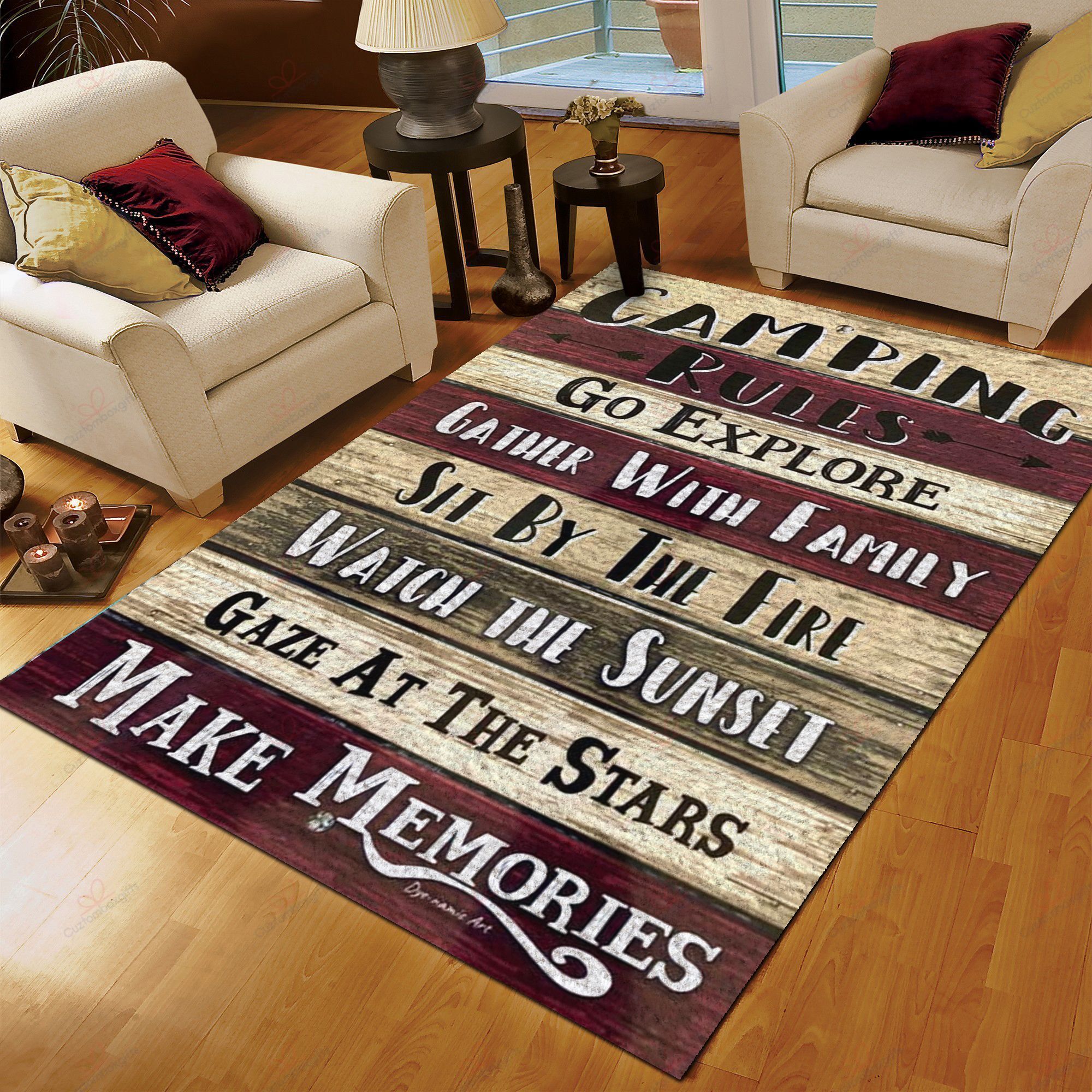 Camping Rules Rug Sport Decor Gift Floor Decor Living Room Carpet Rug Area Rug - 5ad15c1524ed Camping Rules Rug Sport Decor Gift Floor Decor Living Room Carpet Rug Area Rug - 5ad15c1524ed