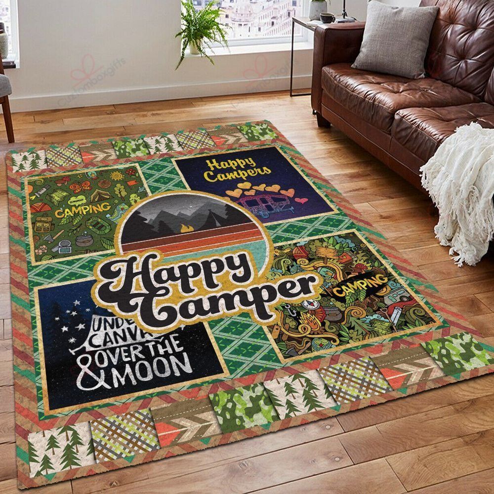 Camping Square Pattern Rug Sport Decor Gift Floor Decor Living Room Carpet Rug Area Rug - 8071da169b2f Camping Square Pattern Rug Sport Decor Gift Floor Decor Living Room Carpet Rug Area Rug - 8071da169b2f