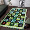 Camping Square Quote Rug Sport Decor Gift Floor Decor Living Room Carpet Rug Area Rug - 21ff933154ac