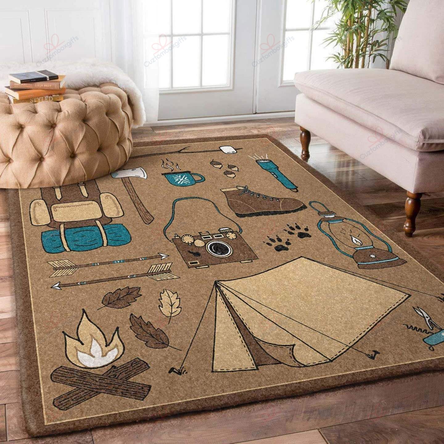 Camping Symbols 1 Rug Sport Decor Gift Floor Decor Living Room Carpet Rug Area Rug - 09d5fd5875a0 Camping Symbols 1 Rug Sport Decor Gift Floor Decor Living Room Carpet Rug Area Rug - 09d5fd5875a0
