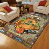 Camping Things Rug Sport Decor Gift Floor Decor Living Room Carpet Rug Area Rug - 596ad79fb5e5