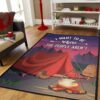 Camping Want To Be Rug Sport Decor Gift Floor Decor Living Room Carpet Rug Area Rug - 75001f7f0f99