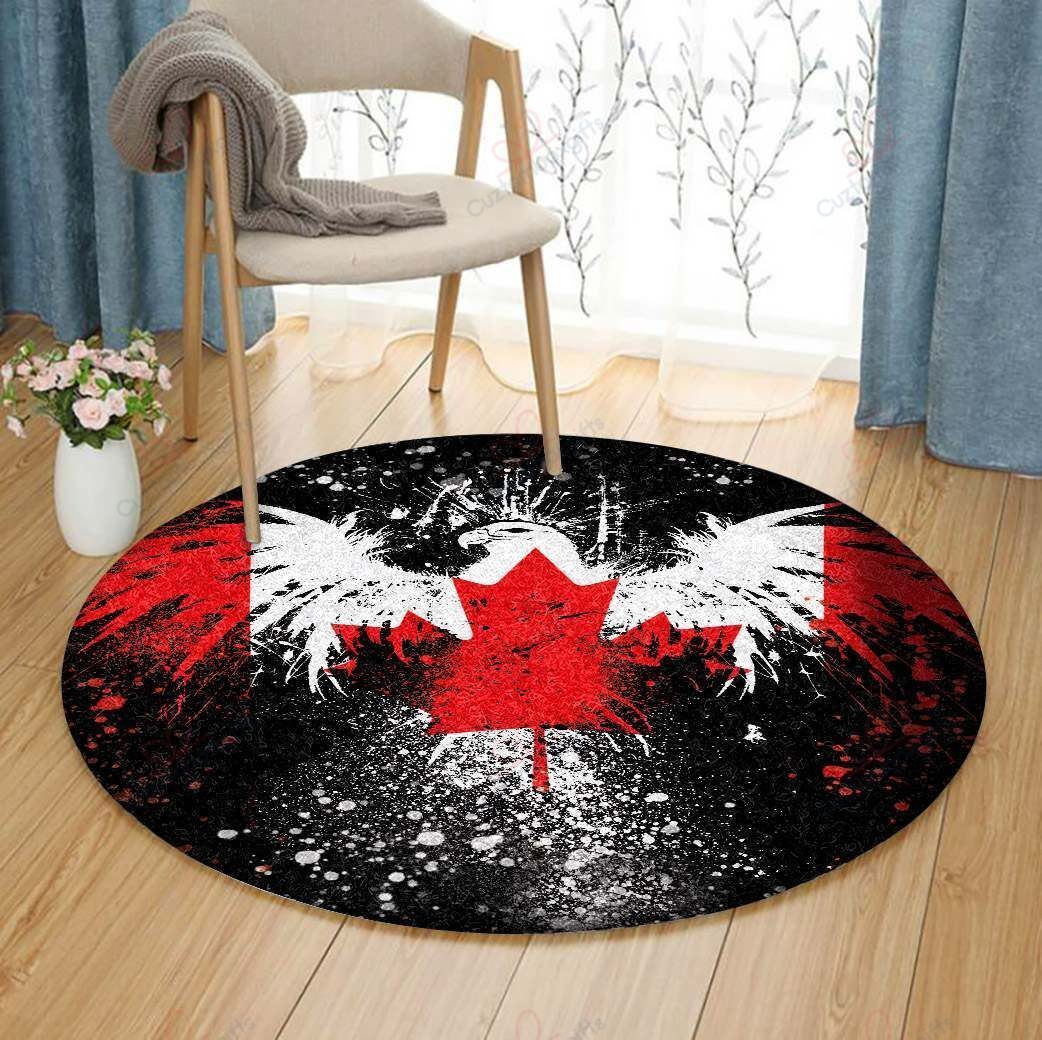 Canada Round Carpet Floor Rug Living Room Bedroom Decor Round Area Rug Carpet Canada Round Carpet Floor Rug Living Room Bedroom Decor Round Area Rug Carpet