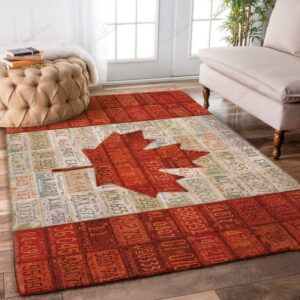 Canada Maple Leaf Rug Sport Decor Gift Floor Decor Living Room Carpet Rug Area Rug - f698af1568f3