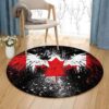 Canada Painting Round Carpet Floor Rug Living Room Bedroom Decor Round Area Rug Carpet