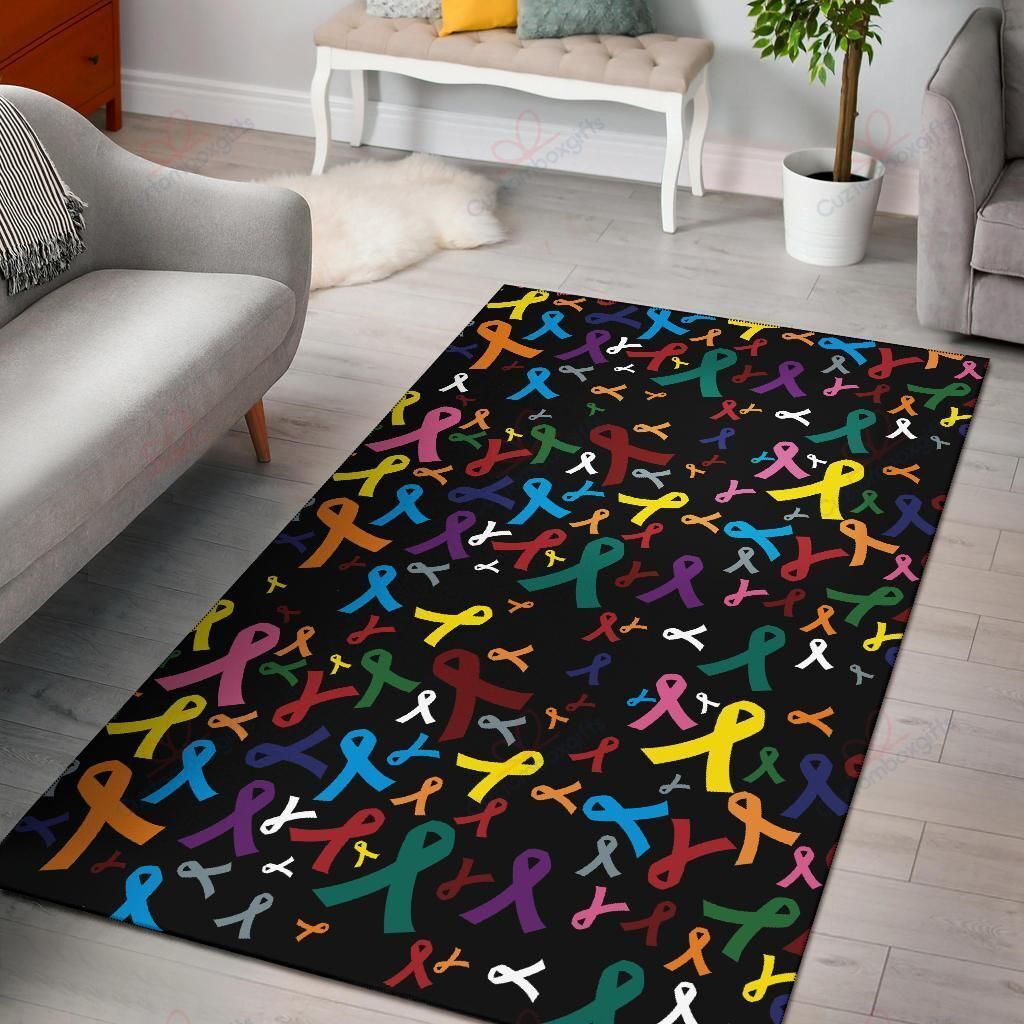 Cancer Awareness Pattern 3 Rug Sport Decor Gift Floor Decor Living Room Carpet Rug Area Rug - eef292511293 Cancer Awareness Pattern 3 Rug Sport Decor Gift Floor Decor Living Room Carpet Rug Area Rug - eef292511293