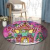 Candy House Round Carpet Floor Rug Living Room Bedroom Decor Round Area Rug Carpet