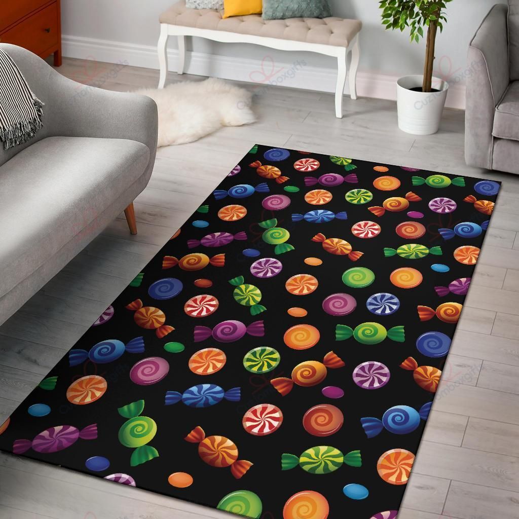 Candy Pattern 1 Rug Sport Decor Gift Floor Decor Living Room Carpet Rug Area Rug - c34bb38374fb Candy Pattern 1 Rug Sport Decor Gift Floor Decor Living Room Carpet Rug Area Rug - c34bb38374fb