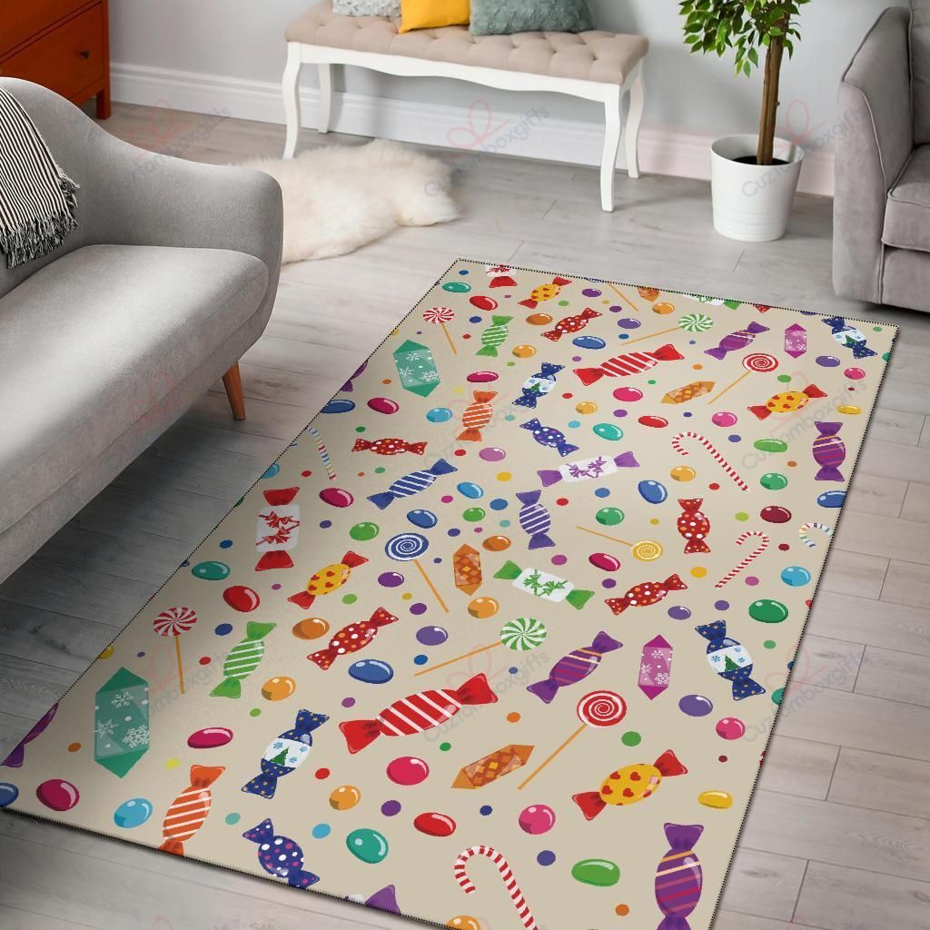 Candy Pattern 4 Rug Sport Decor Gift Floor Decor Living Room Carpet Rug Area Rug - b5fe75a41970 Candy Pattern 4 Rug Sport Decor Gift Floor Decor Living Room Carpet Rug Area Rug - b5fe75a41970