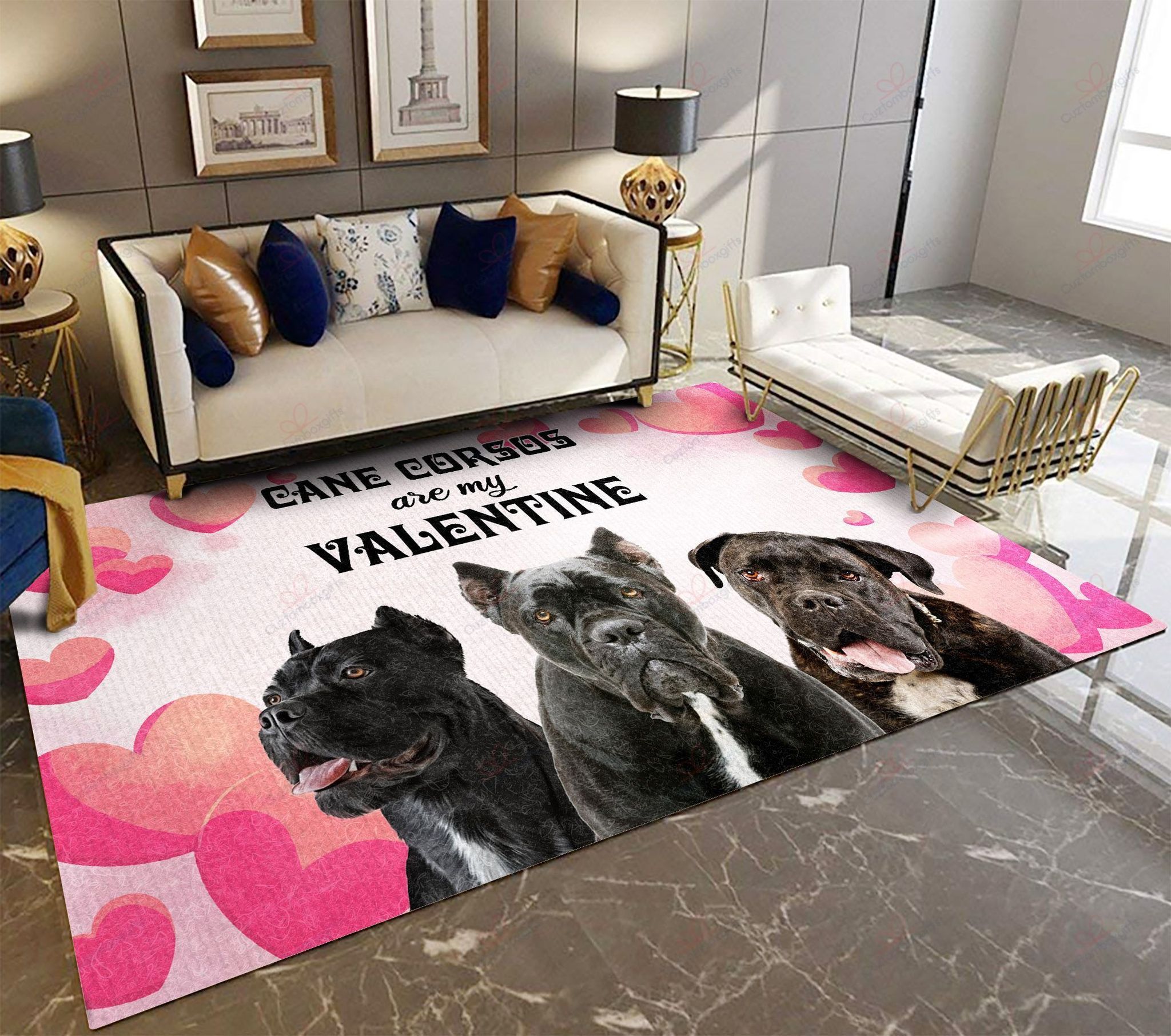 Cane Corsos Are My Valentine Rug Sport Decor Gift Floor Decor Living Room Carpet Rug Area Rug - ded73d317c8b Cane Corsos Are My Valentine Rug Sport Decor Gift Floor Decor Living Room Carpet Rug Area Rug - ded73d317c8b