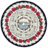 Cape Cod Coastal Round Carpet Floor Rug Living Room Bedroom Decor Round Area Rug Carpet