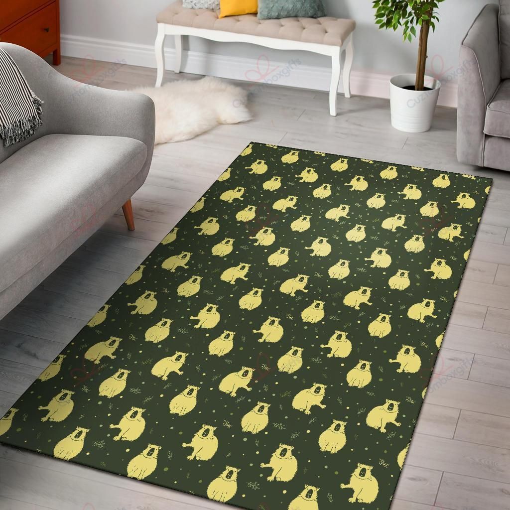 Capybara Pattern 3 Rug Sport Decor Gift Floor Decor Living Room Carpet Rug Area Rug - f42093c80838 Capybara Pattern 3 Rug Sport Decor Gift Floor Decor Living Room Carpet Rug Area Rug - f42093c80838