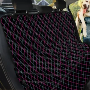 Car Back Seat Cover Dog Car Seat Covers Black Pink And Blue Argyle - 4c2dba9e91a4