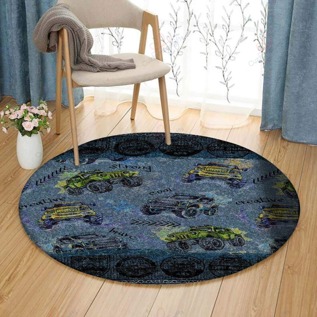 Car Cool Strong Round Carpet Floor Rug Living Room Bedroom Decor Round Area Rug Carpet Car Cool Strong Round Carpet Floor Rug Living Room Bedroom Decor Round Area Rug Carpet