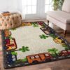 Car Pattern Rug Sport Decor Gift Floor Decor Living Room Carpet Rug Area Rug - 0dba07ac3155