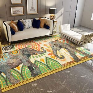 Caravan Elephants Rug Sport Decor Gift Floor Decor Living Room Carpet Rug Area Rug - 69584fd5f58a