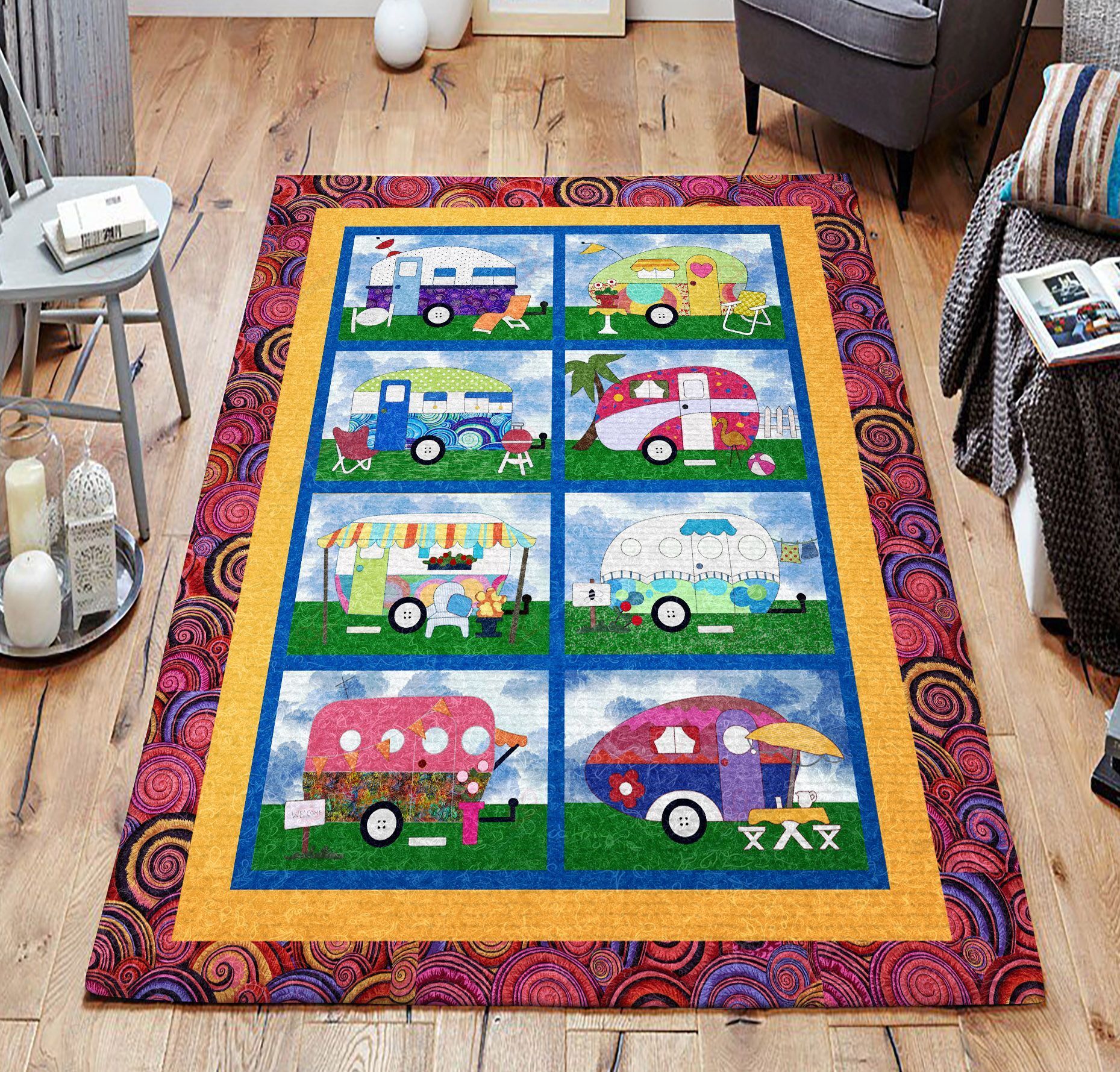 Caravan Rug Sport Decor Gift Floor Decor Living Room Carpet Rug Area Rug - e8b9ef22942b Caravan Rug Sport Decor Gift Floor Decor Living Room Carpet Rug Area Rug - e8b9ef22942b